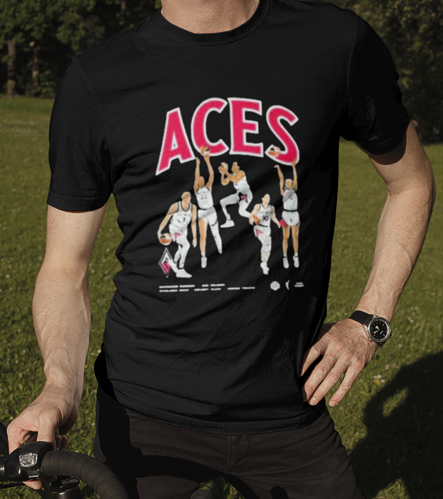 ACEs Basketball Team Players Action T-Shirt