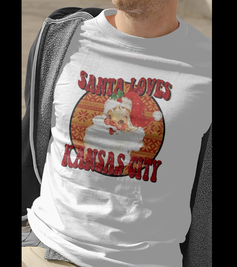 Santa Loves Kansas City T-Shirt