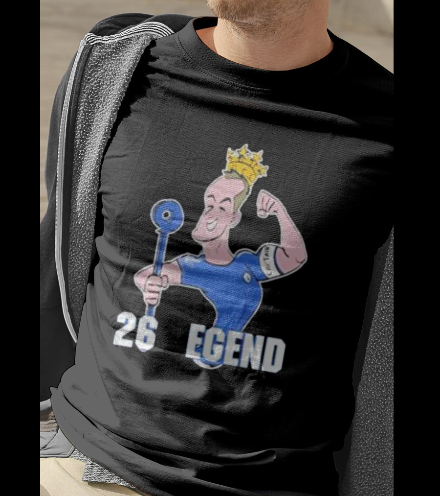 Londons First John Terry 26 Legend Captain Crown T-Shirt