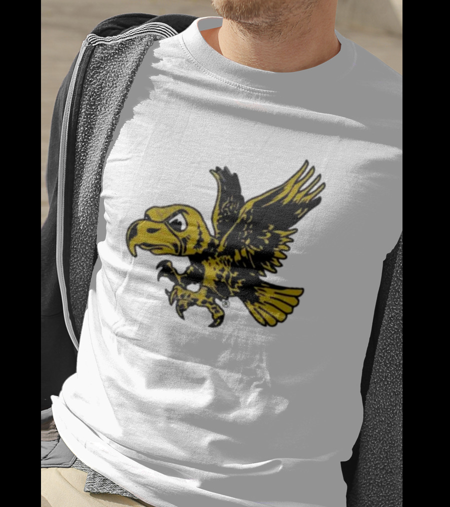 University Of Iowa Vintage Flying Herky Wall Decals T-Shirt