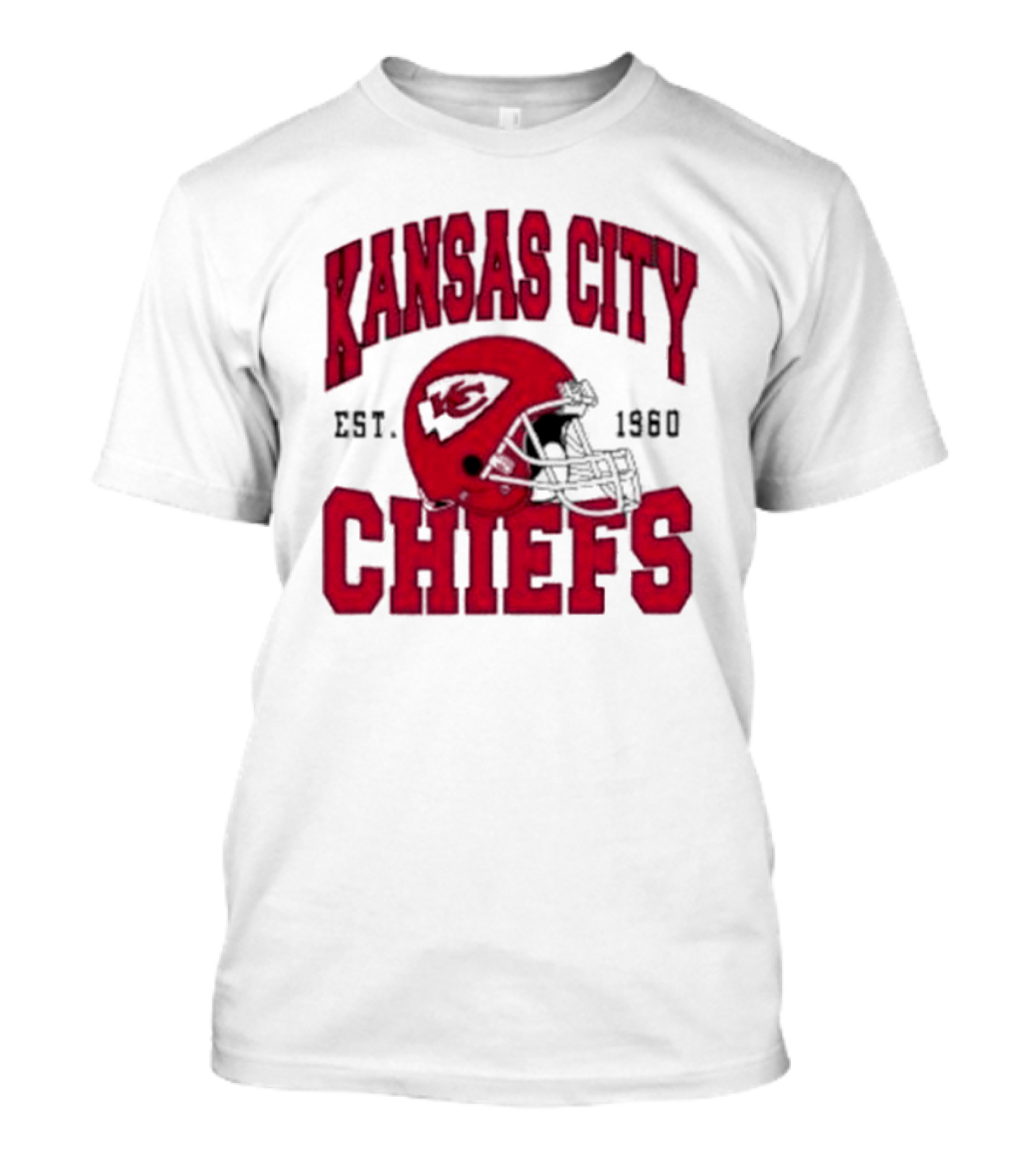 Kansas City Chiefs Est 1960 Helmet Chiefs Football T-Shirt
