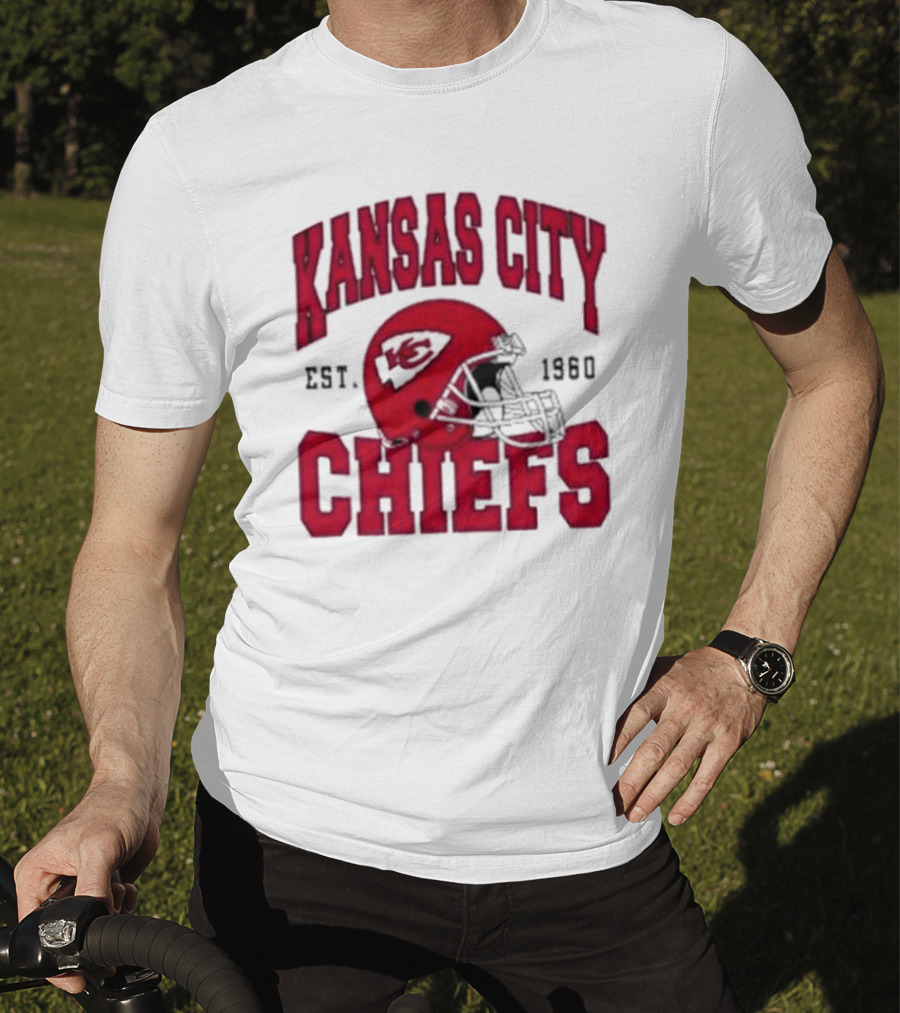 Kansas City Chiefs Est 1960 Helmet Chiefs Football T-Shirt