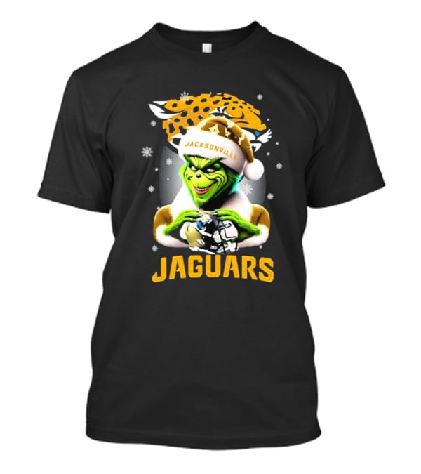 Santa Grinch Jacksonville Jaguars Merry Christmas T-Shirt