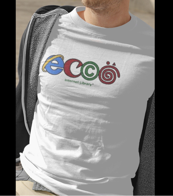 Ecco Internet Library Logo Parody 3Cc0 T-Shirt