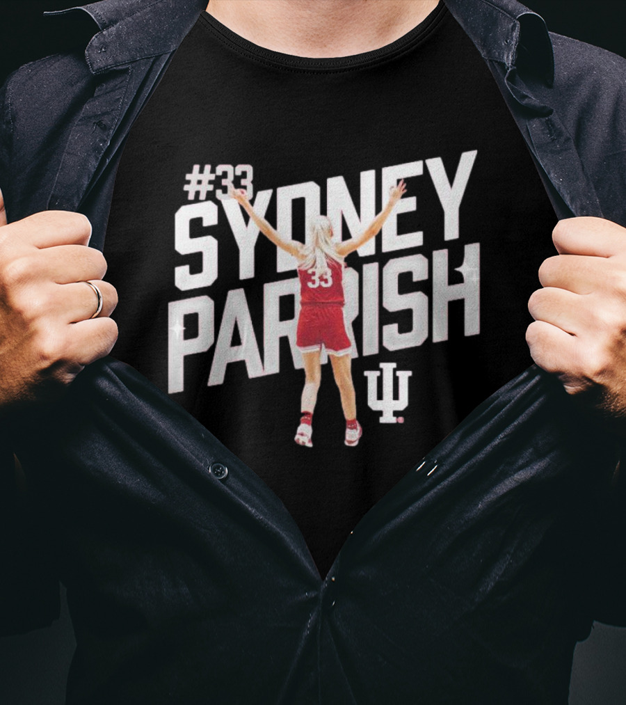 33 Sydney Parrish Indiana Basketball Hoosiers T-Shirt