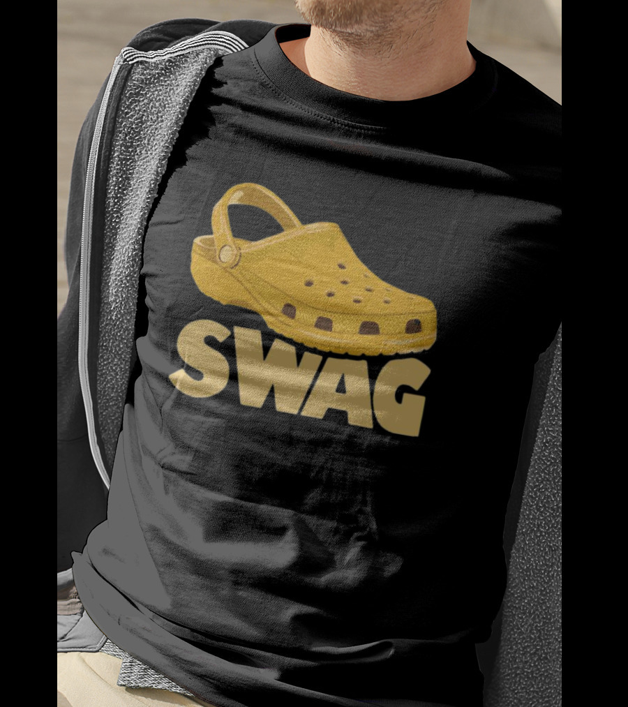 Croc Swag Yellow Clogs T-Shirt