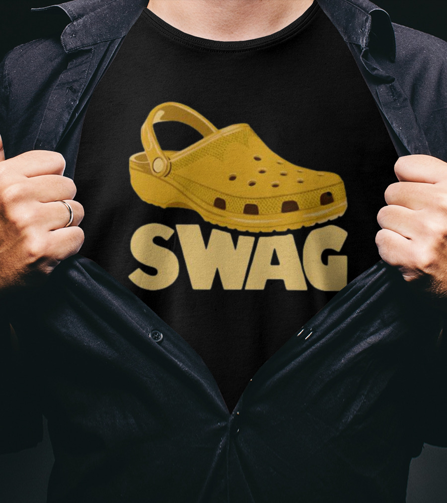 Croc Swag Yellow Clogs T-Shirt