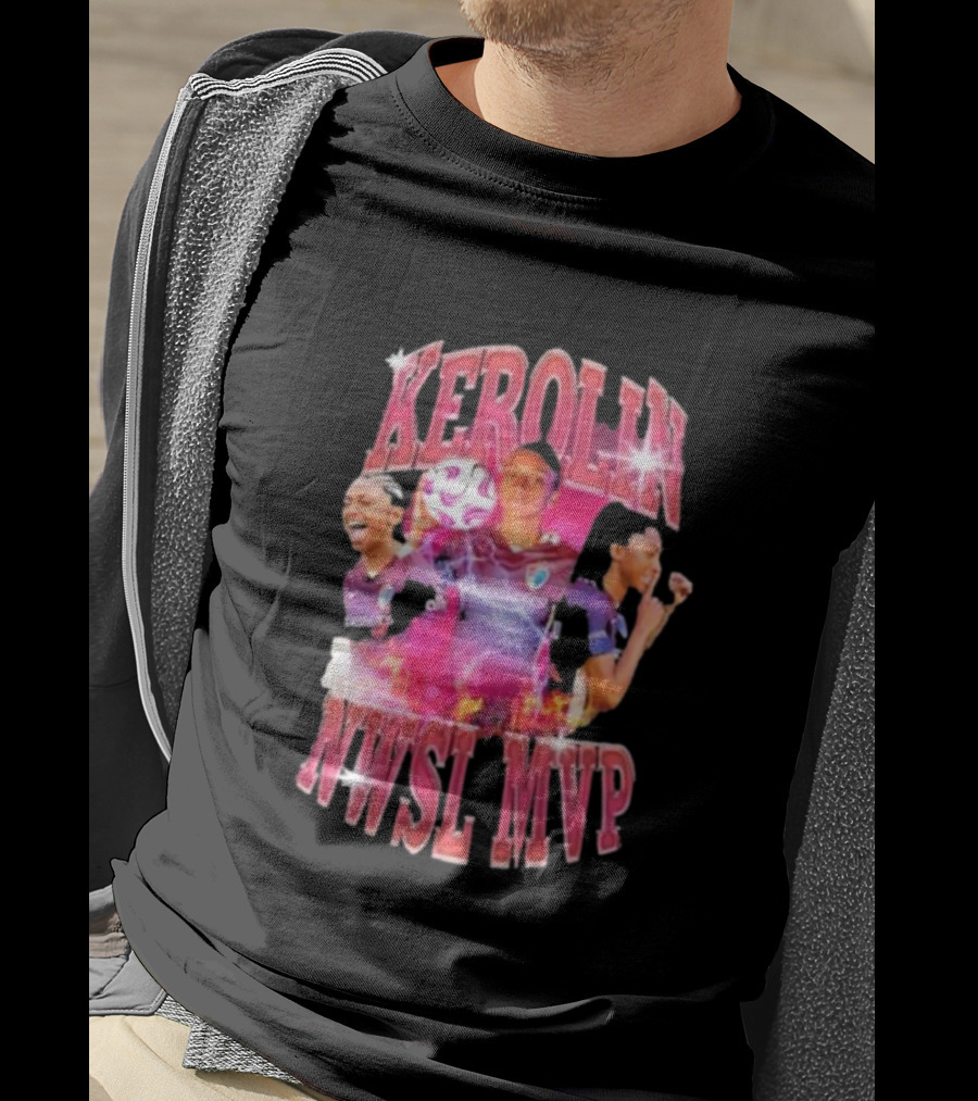 Kerolin NWSL MVP North Carolina Courage Soccer Star T-Shirt