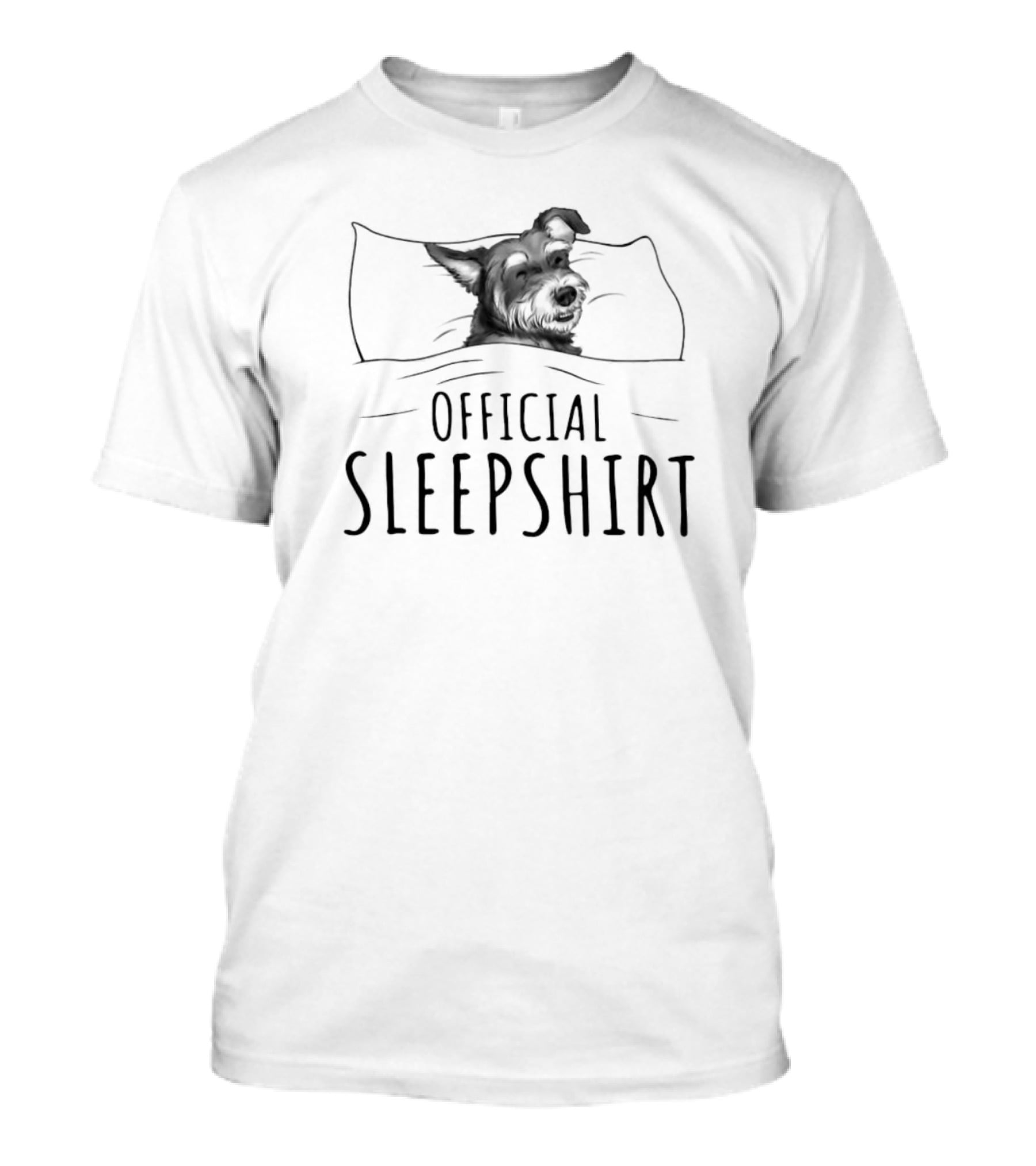 Schnauzer Official Sleep Shirt Pajama T-Shirt