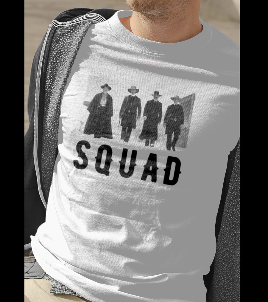 Tombstone Squad Western Cowboy Outlaws T-Shirt