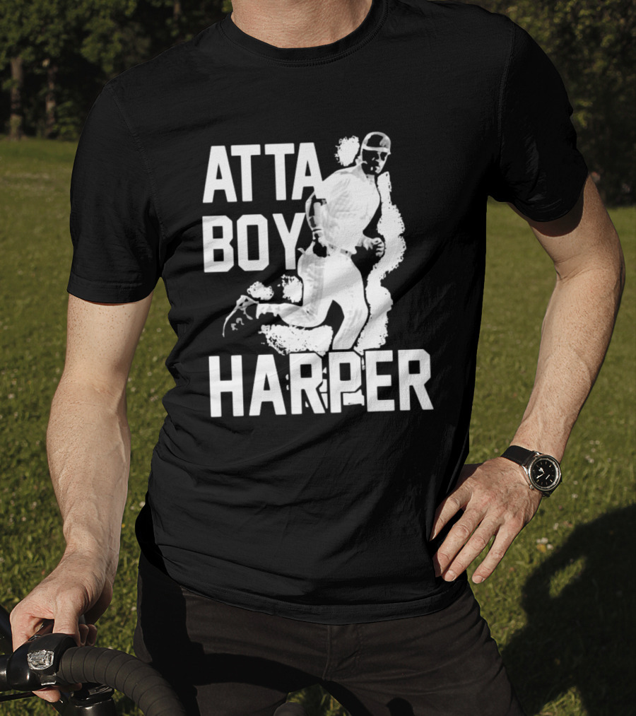 Atta Boy Harper Baseball Player Running T-Shirt