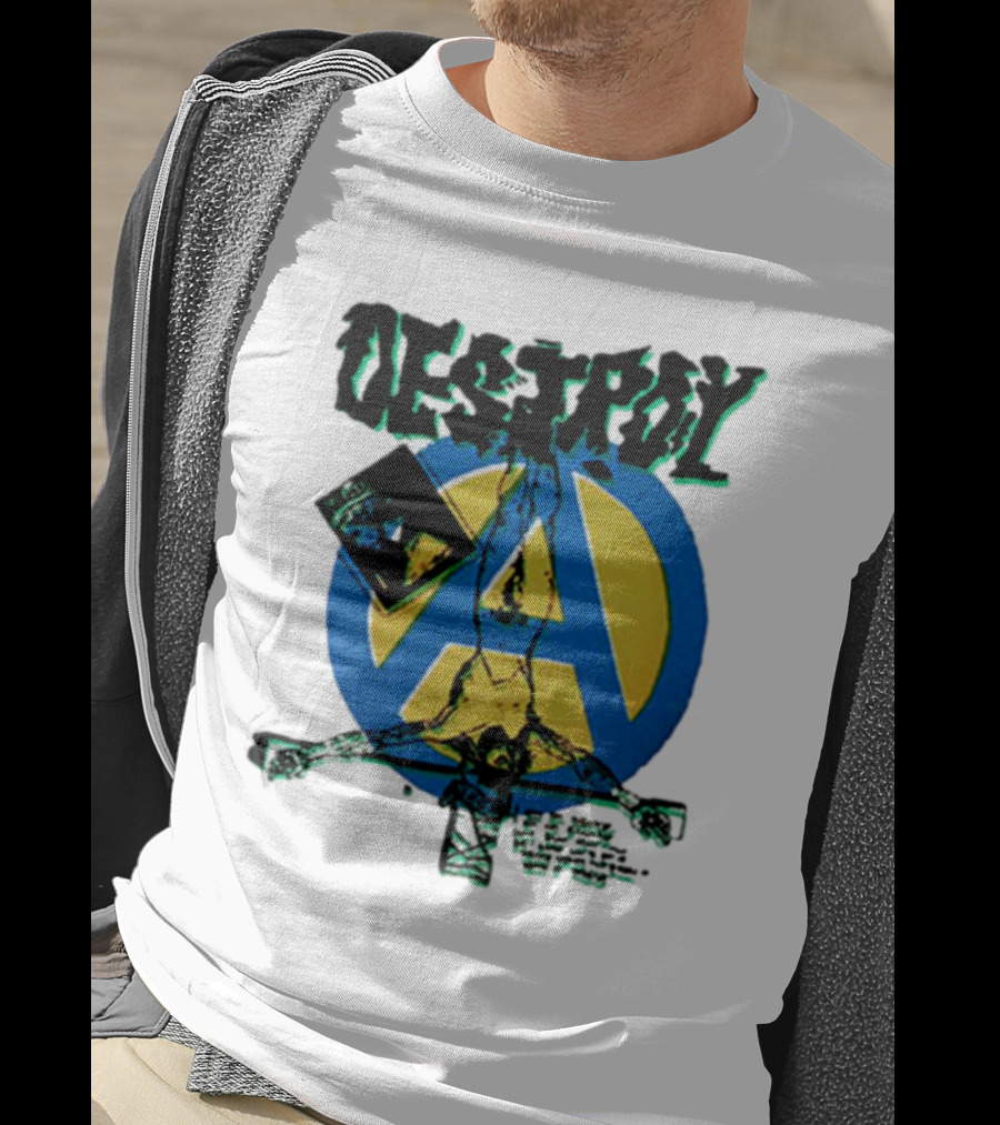 Destroy Anarchy Jesus Seditionaries Fashion Vintage Icon Punk Aesthetic T-Shirt