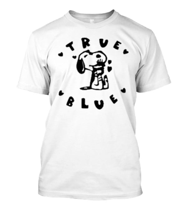 Snoopy True Blue Hearts And Loyalty T-Shirt