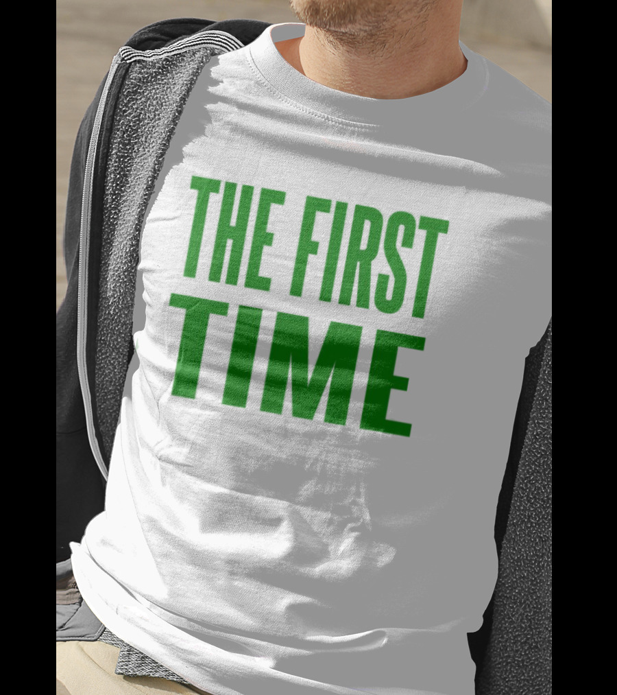 The Kid Laroi The First Time Bold Green Text T-Shirt