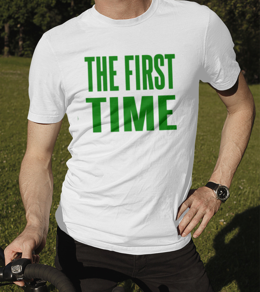 The Kid Laroi The First Time Bold Green Text T-Shirt
