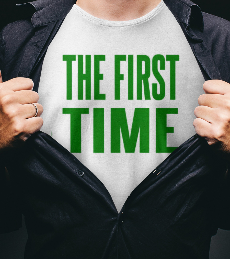 The Kid Laroi The First Time Bold Green Text T-Shirt