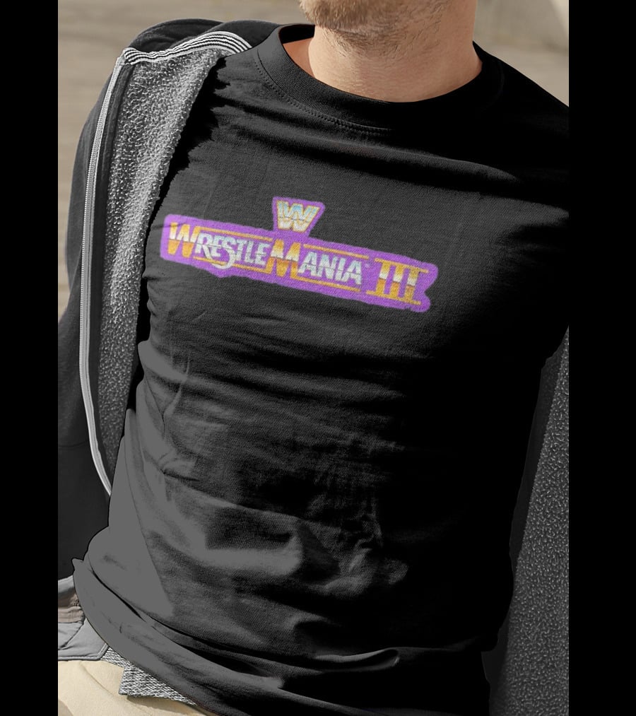 WrestleMania III Ripple Junction Retro T-Shirt