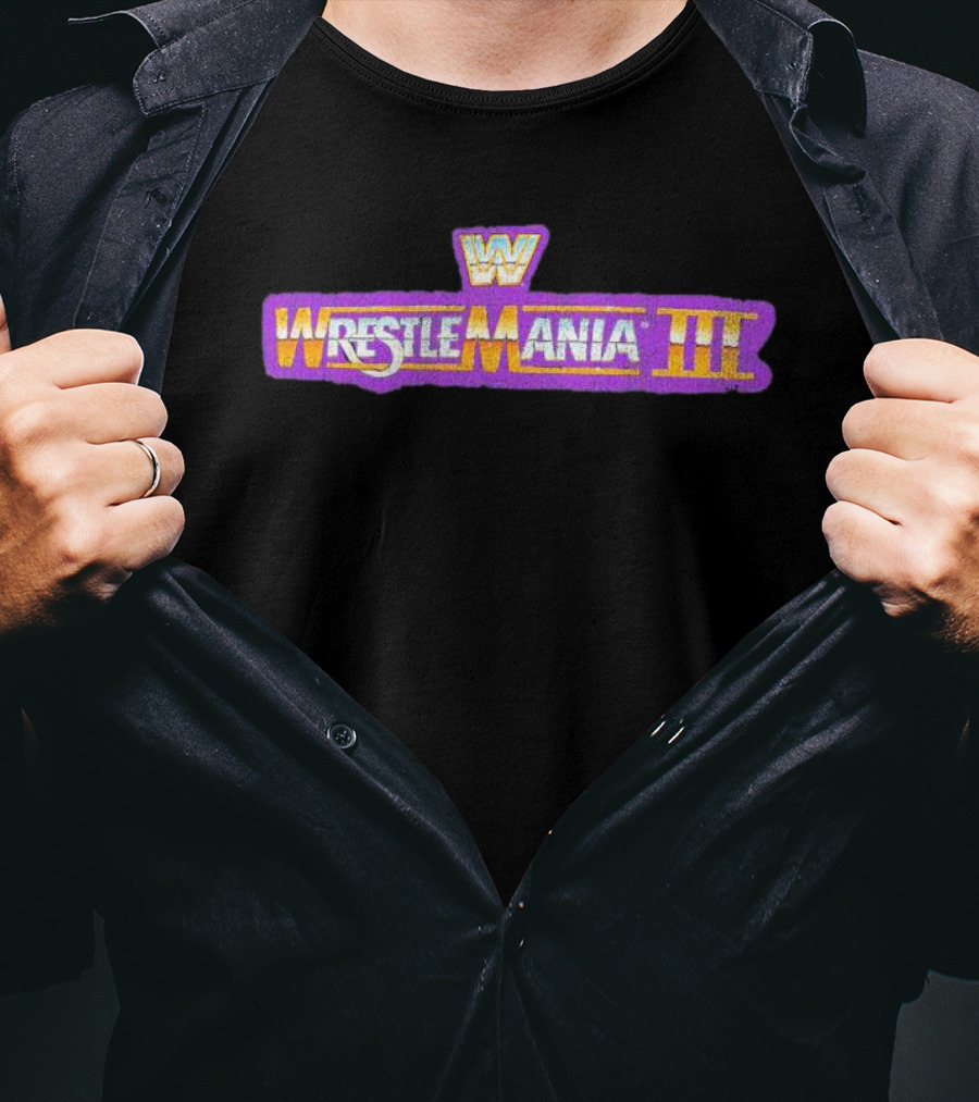 WrestleMania III Ripple Junction Retro T-Shirt