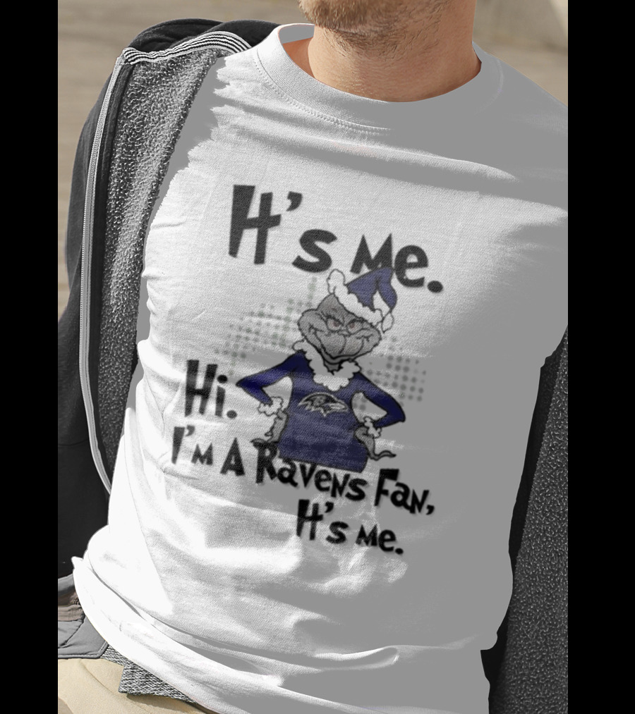 It's Me Hi I'm A Ravens Fan It's Me T-Shirt