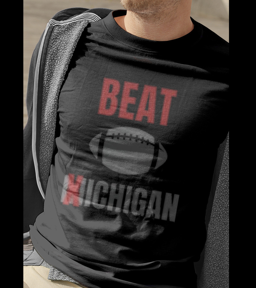 Beat Xichigan Football Rivalry We Don’t Give A Damn T-Shirt