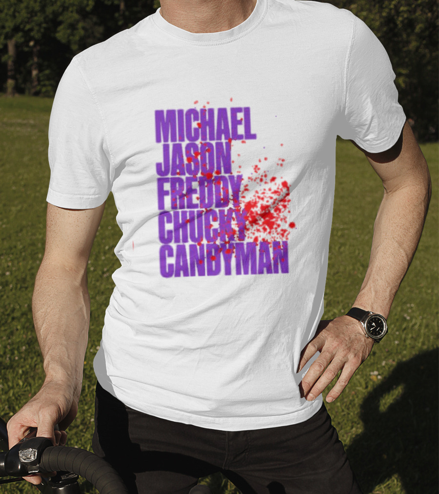 Michael Jason Freddy Chucky Candyman Horror Legends T-Shirt