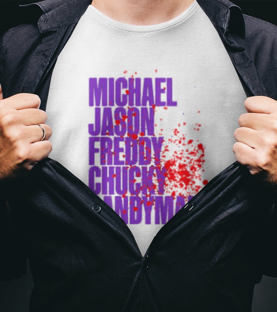 Michael Jason Freddy Chucky Candyman Horror Legends T-Shirt