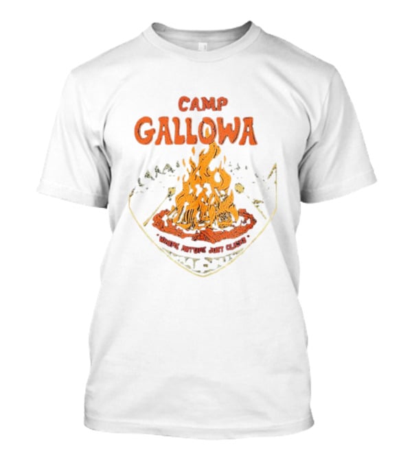 Camp Galloway Where Nature Just Clicks Campfire Adventure T-Shirt