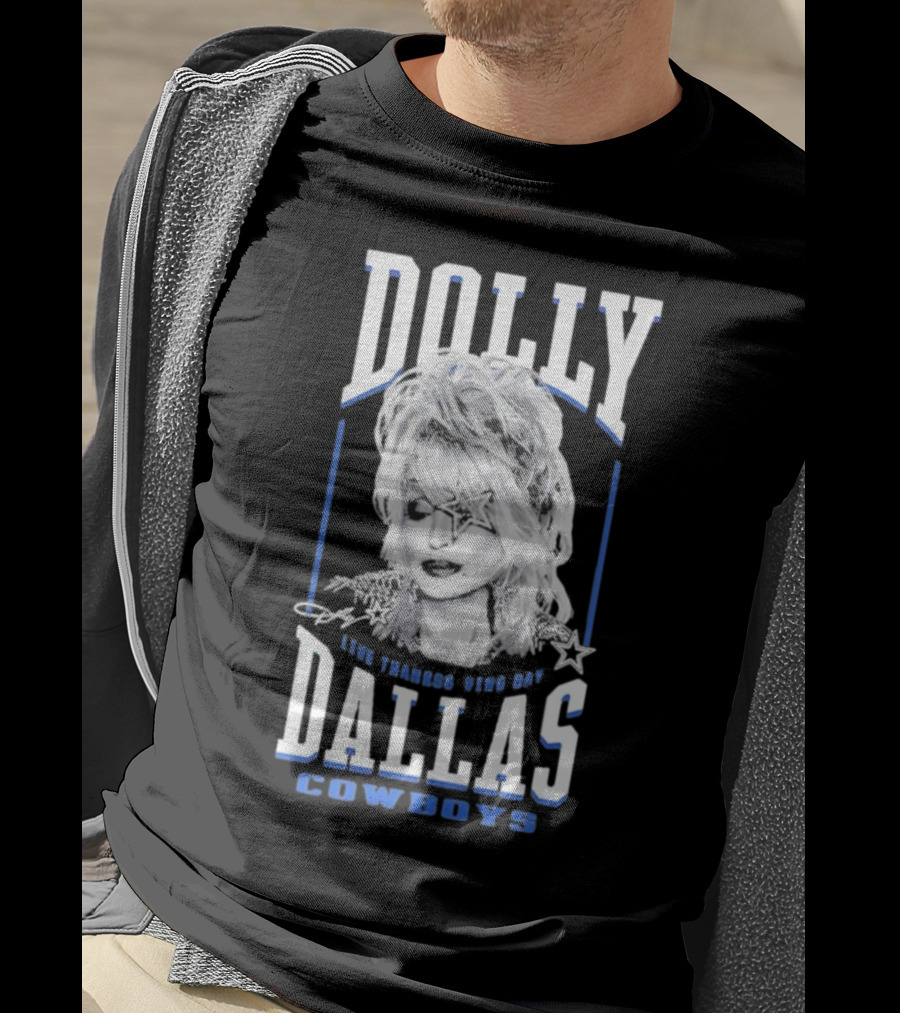 Dolly Parton Live Thanksgiving Day Dallas Cowboys T-Shirt