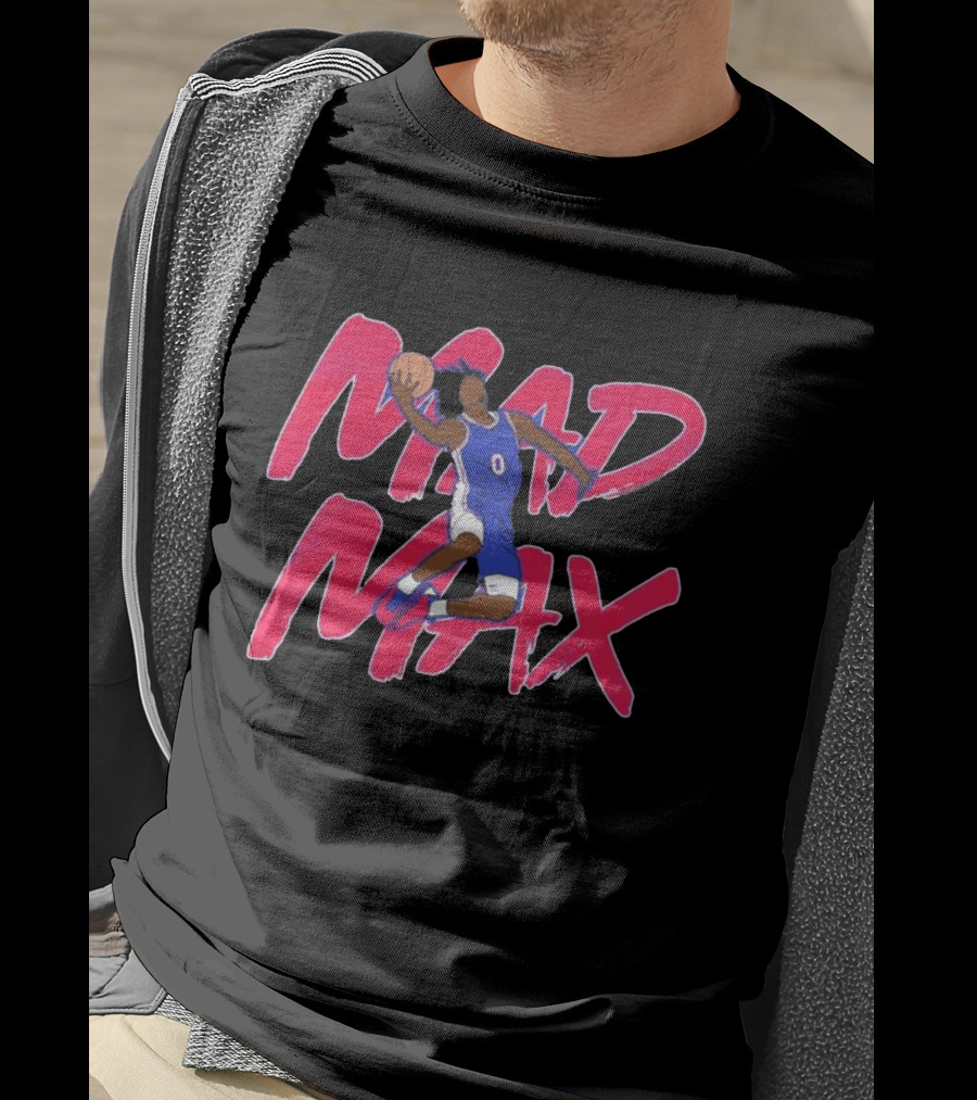 Mad Max Basketball Player Dunking With Ball In Hand T-Shirt