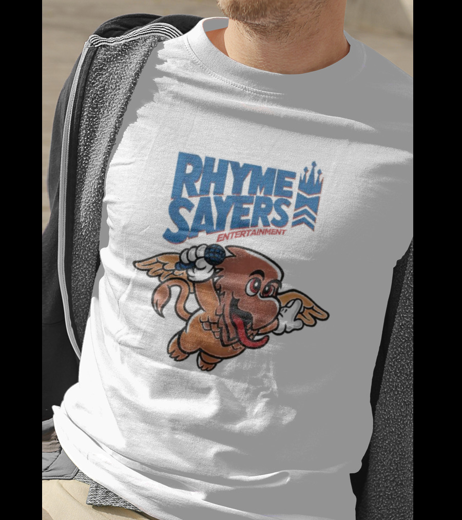 Rhymesayers Entertainment Monkey With Wings And Microphone T-Shirt