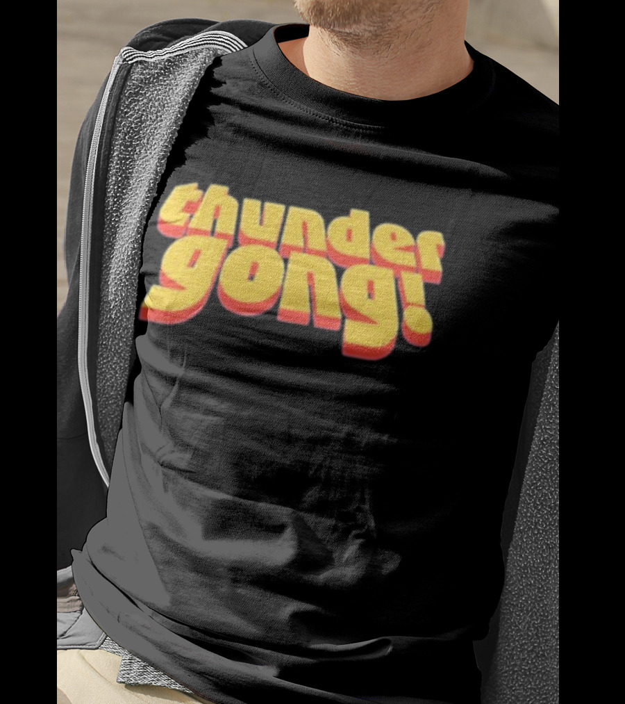 Thunder Gong 3D Retro T-Shirt