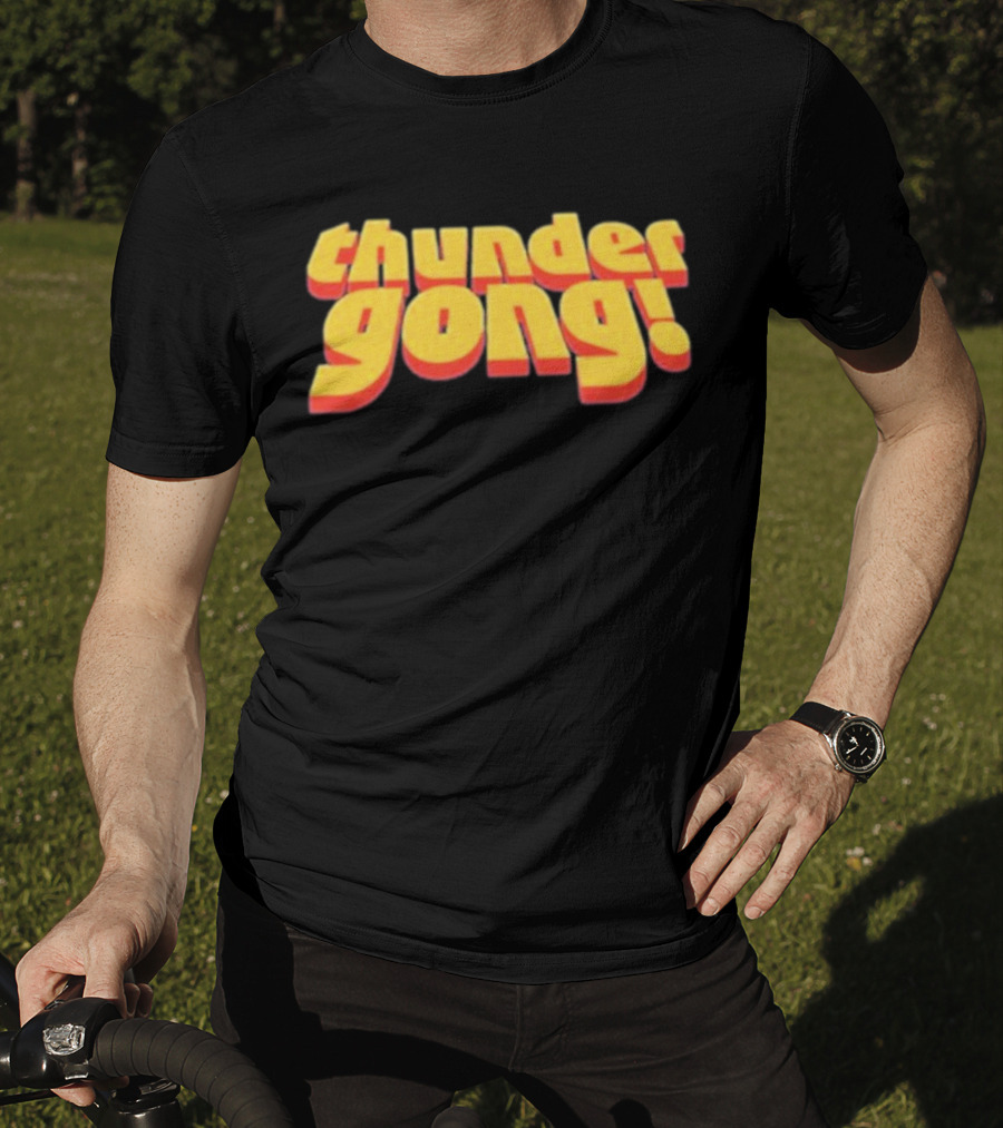 Thunder Gong 3D Retro T-Shirt