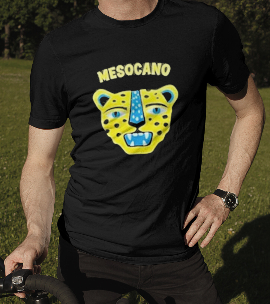 Mesocano Vibrant Jaguar Face T-Shirt