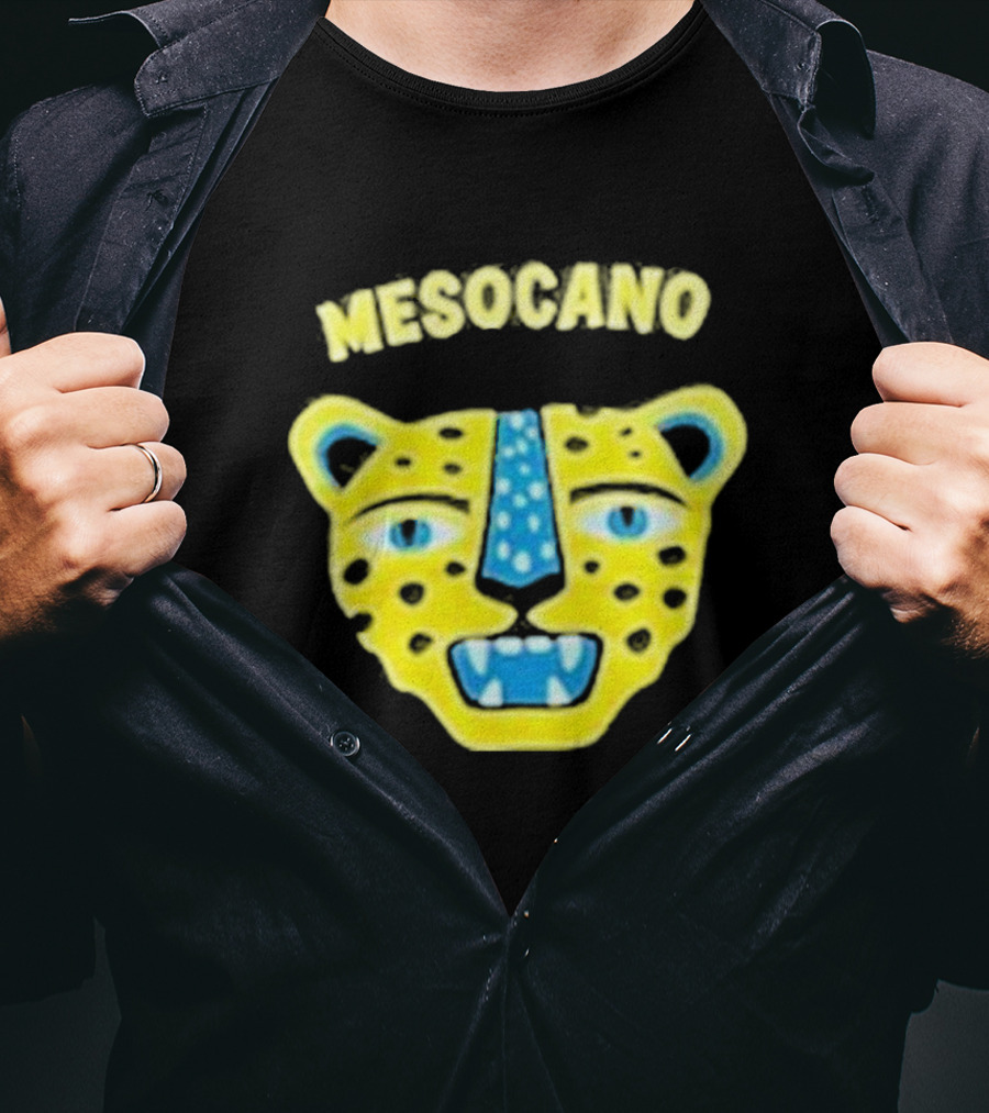 Mesocano Vibrant Jaguar Face T-Shirt