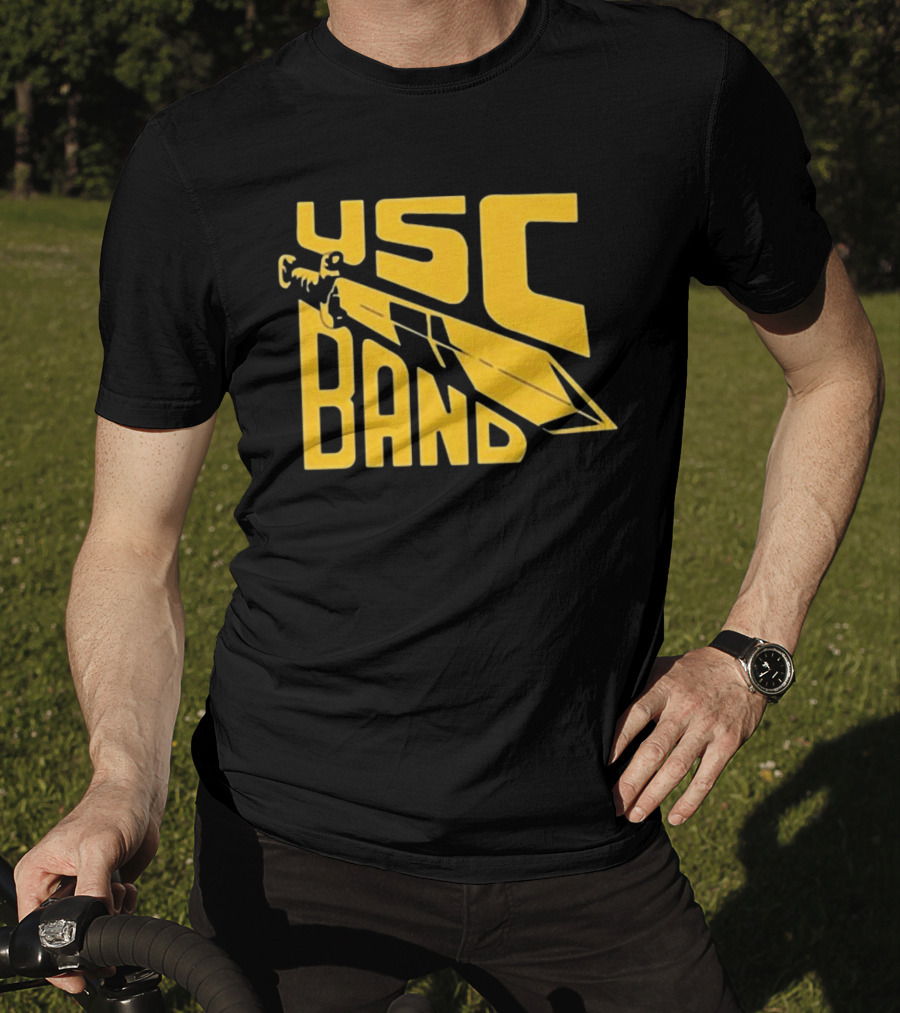 Olivia Rodrigo USC Trojans Band Sword Marching Russell T-Shirt