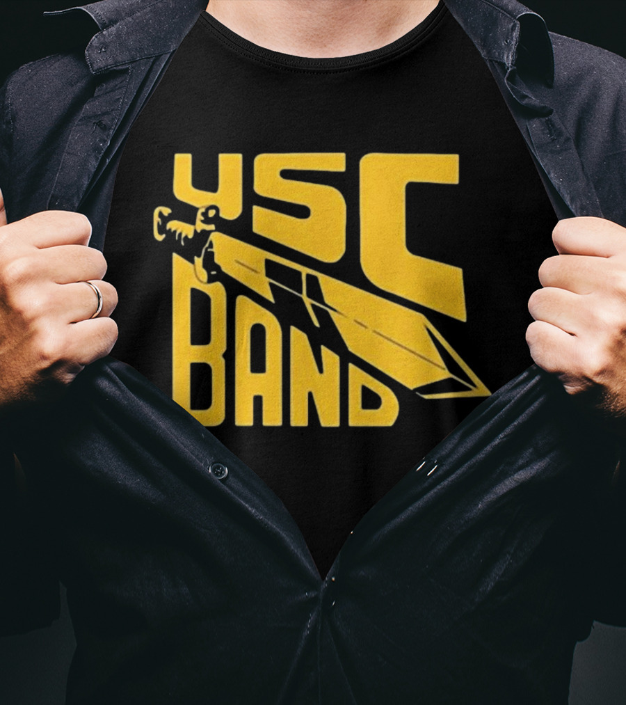 Olivia Rodrigo USC Trojans Band Sword Marching Russell T-Shirt