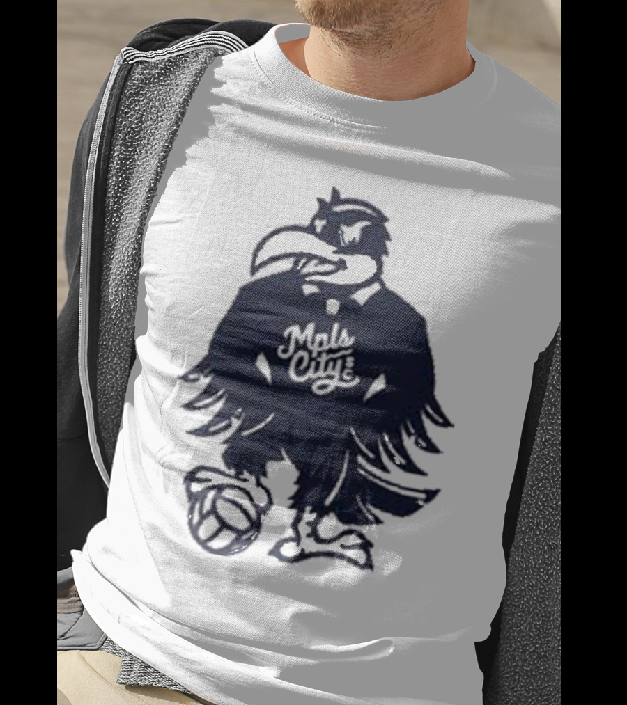 Schmitty The Crow MKE City Basketball Raven T-Shirt