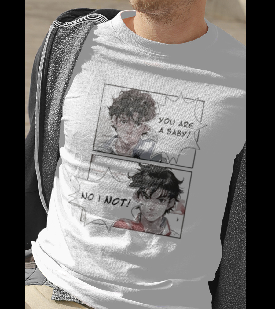 Slushynoobz You Are A Baby No I Not Anime Character Exchange T-Shirt