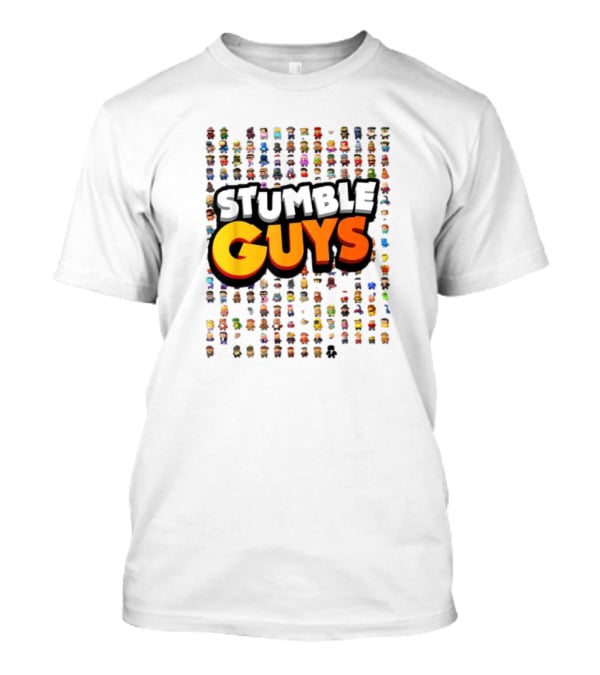 STUMBLE GUYS Multicolor Character Grid T-Shirt