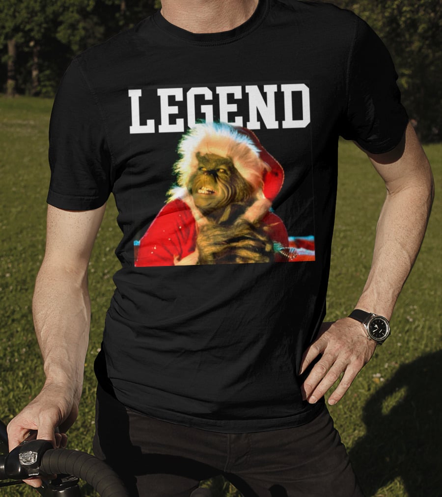 Grinch Legend Santa Christmas T-Shirt