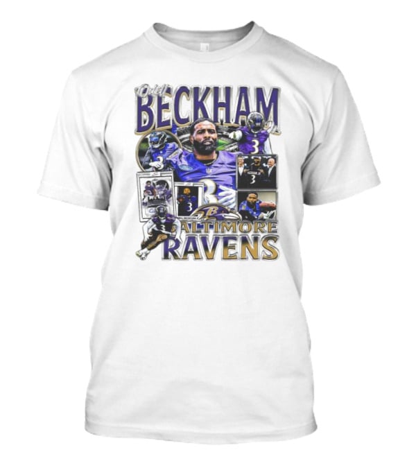 Odell Beckham Baltimore Ravens Highlight Images T-Shirt