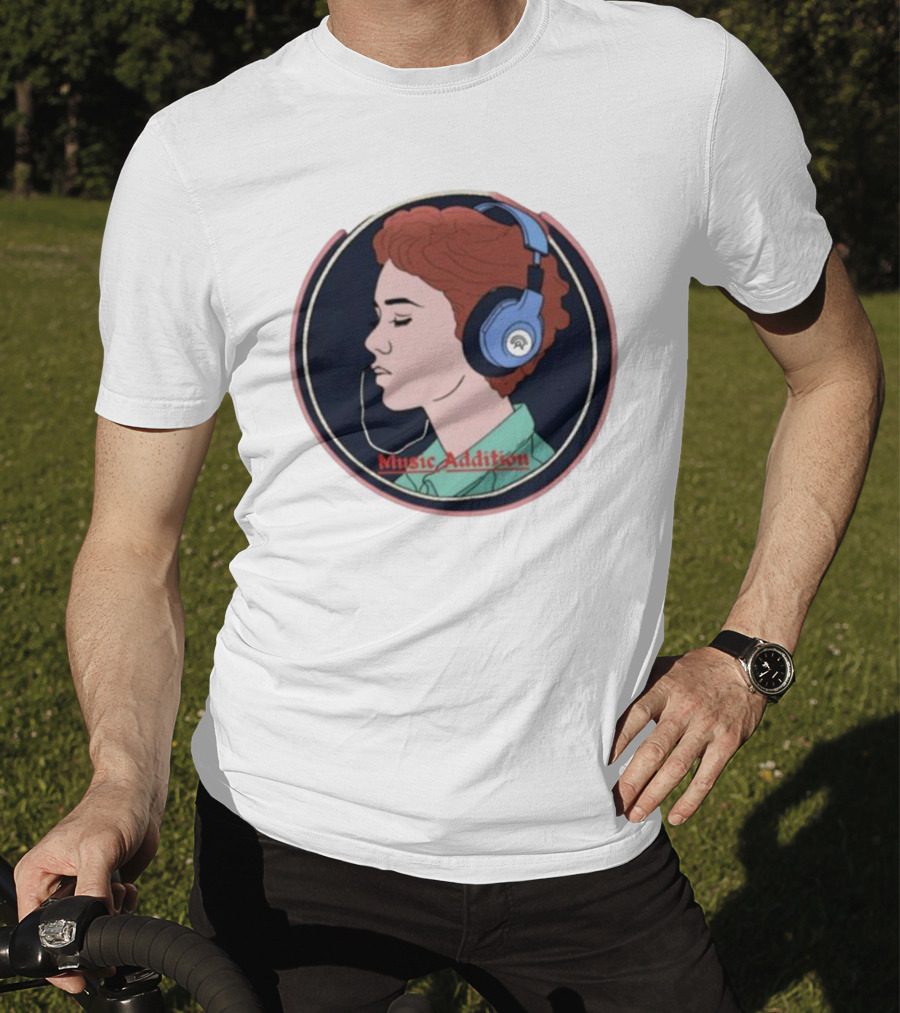 Music Addition Groove In Style Headphone Harmony For Enthusiasts T-Shirt