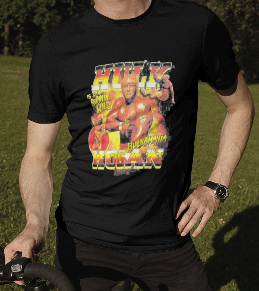 Hulk Hogan Hulkamania Is Still Runnin' Wild Hulkamania T-Shirt