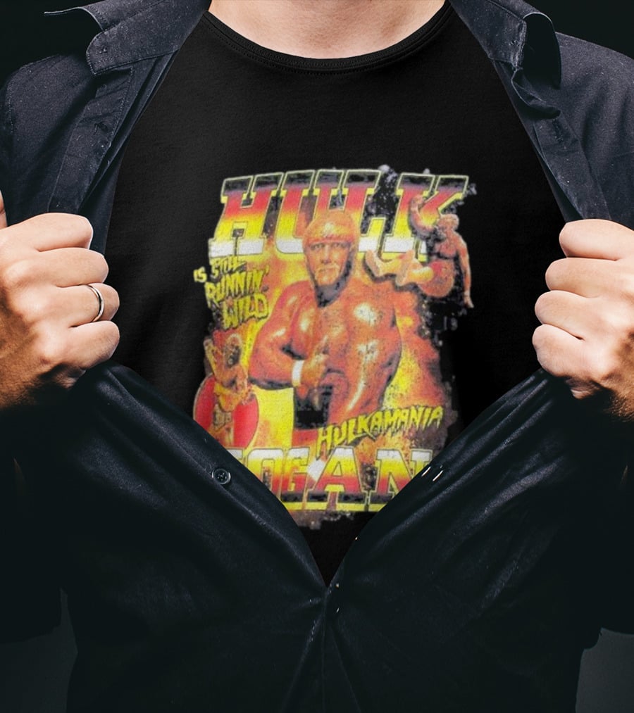 Hulk Hogan Hulkamania Is Still Runnin' Wild Hulkamania T-Shirt