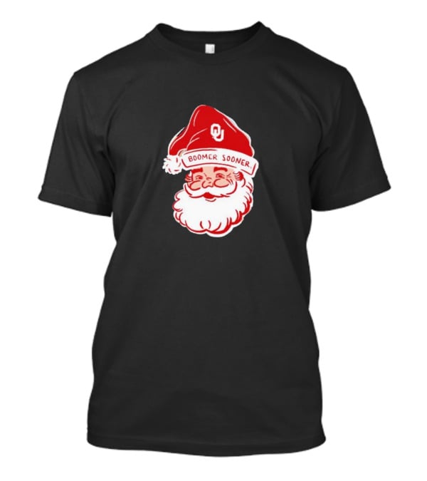 Boomer Sooner Santa Claus Christmas OU T-Shirt