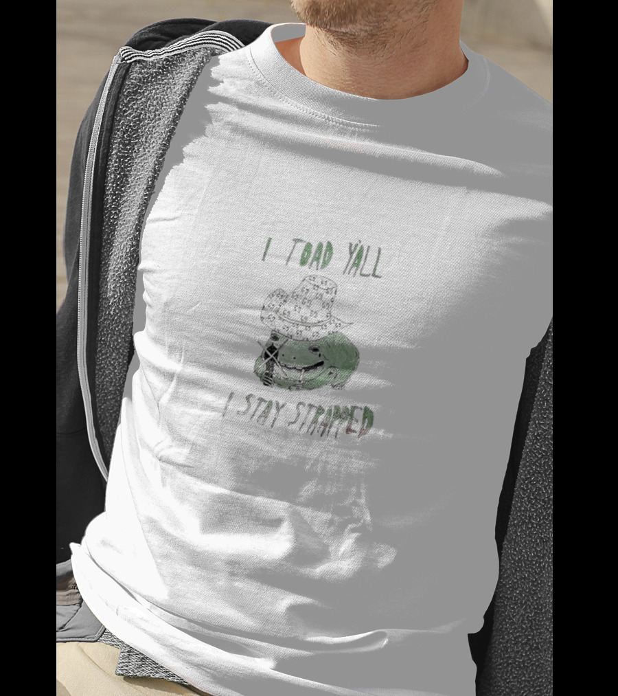 I Toad Y’all I Stay Strapped Cowboy Hat Frog With Gun T-Shirt