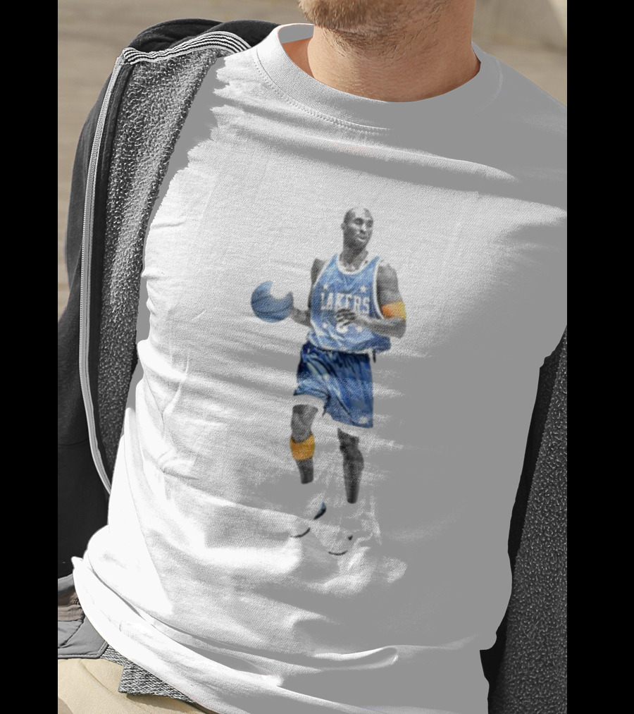 Lakers Mamba Vintage White Box Michael Jordan Inspired T-Shirt