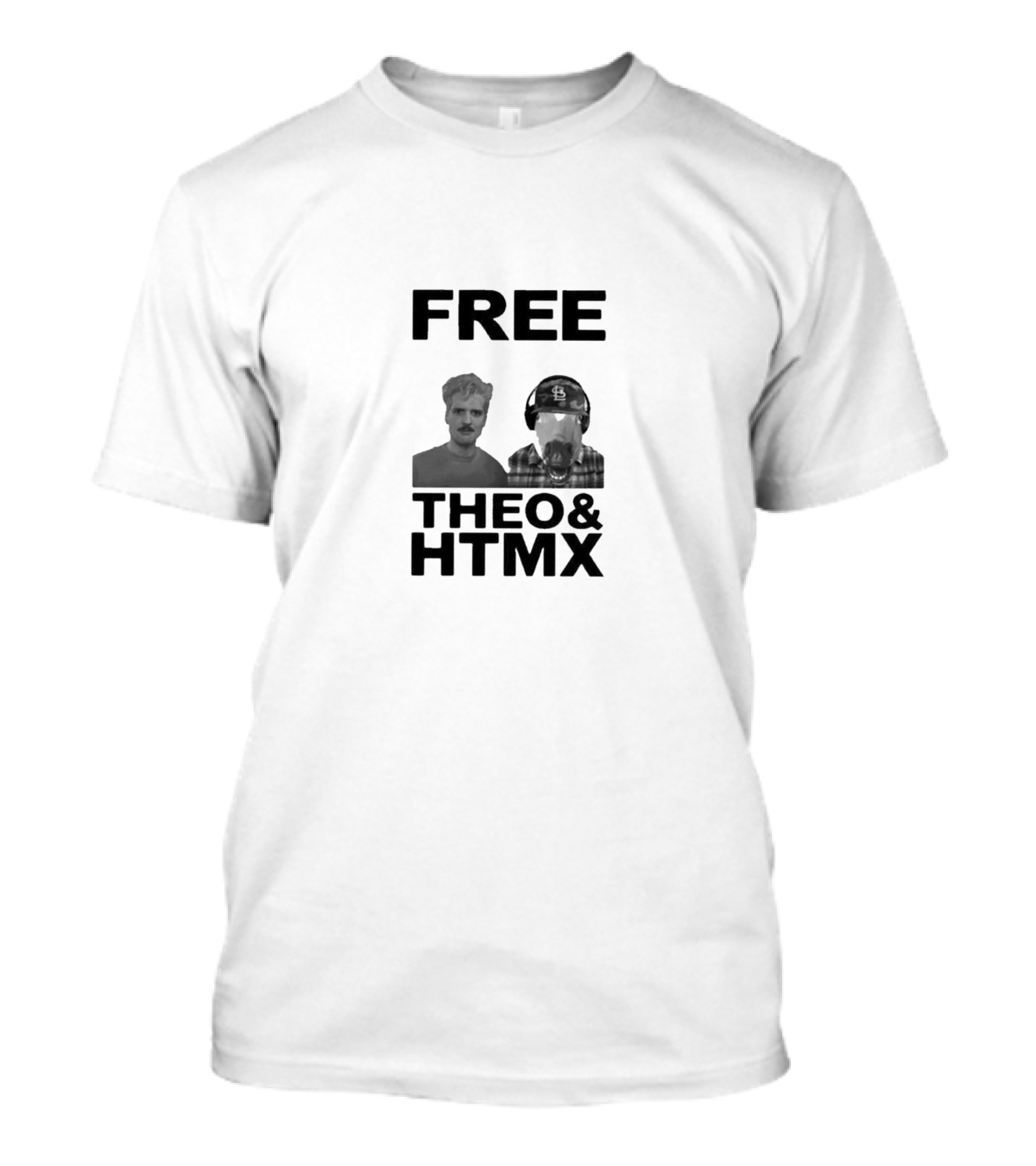 Free Theo And HTMX St. Louis Cardinals Helmet T-Shirt