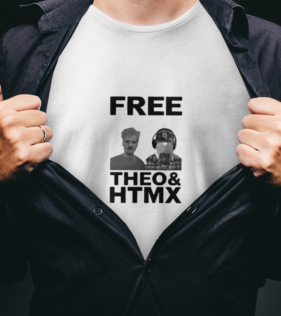 Free Theo And HTMX St. Louis Cardinals Helmet T-Shirt