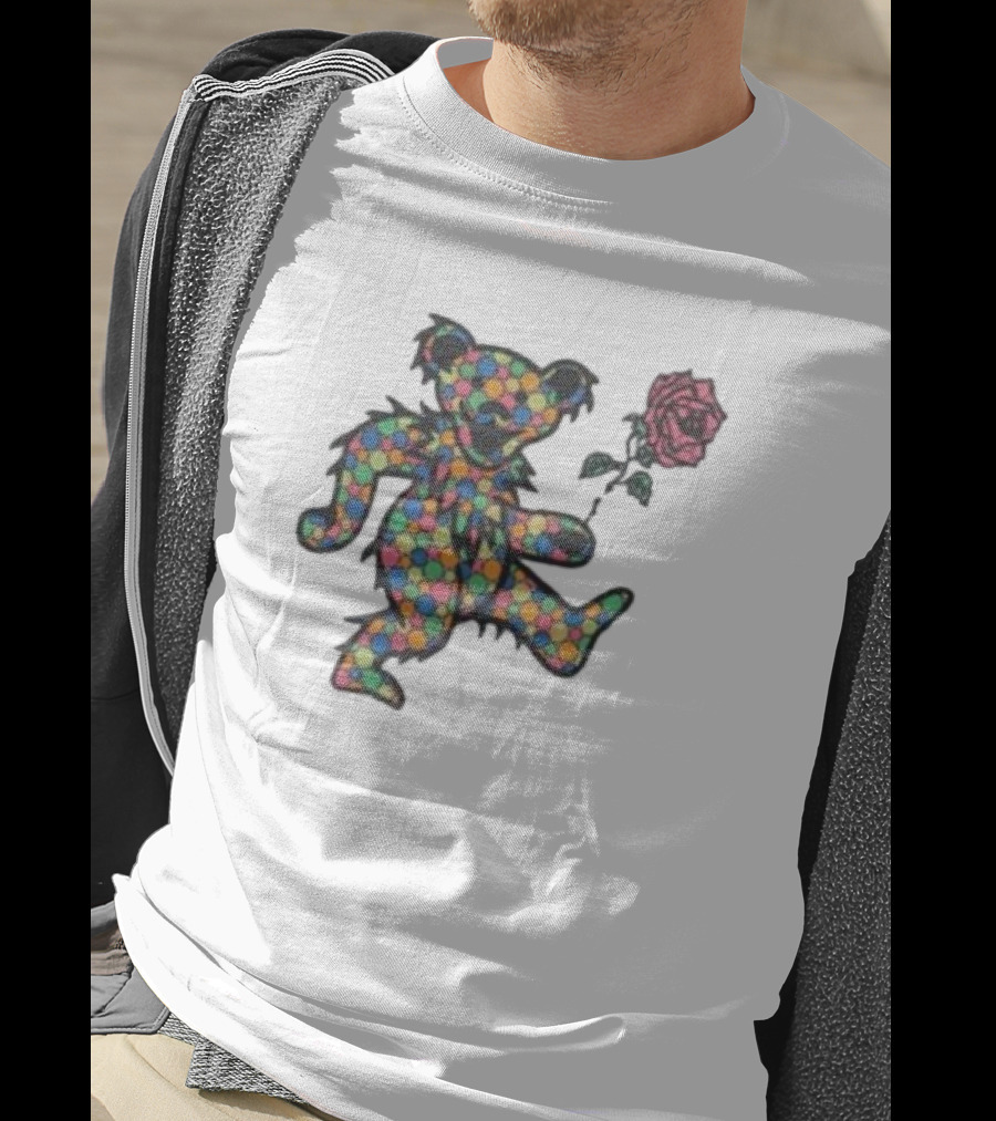 Wyco Vintage 1989 Grateful Dead Dancing Bear With Rose T-Shirt